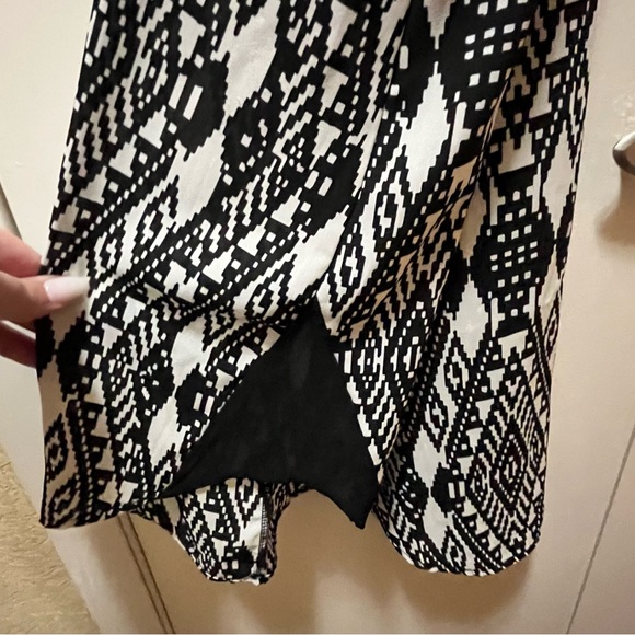 My Beloved Black and White Aztec Pattern Camisole Dress - Picture 6 of 8
